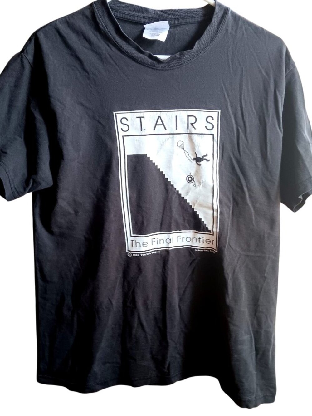 Medium Vintage T-shirt Stairs The Final Frontier Nth Degree Star Trek Joke 1992